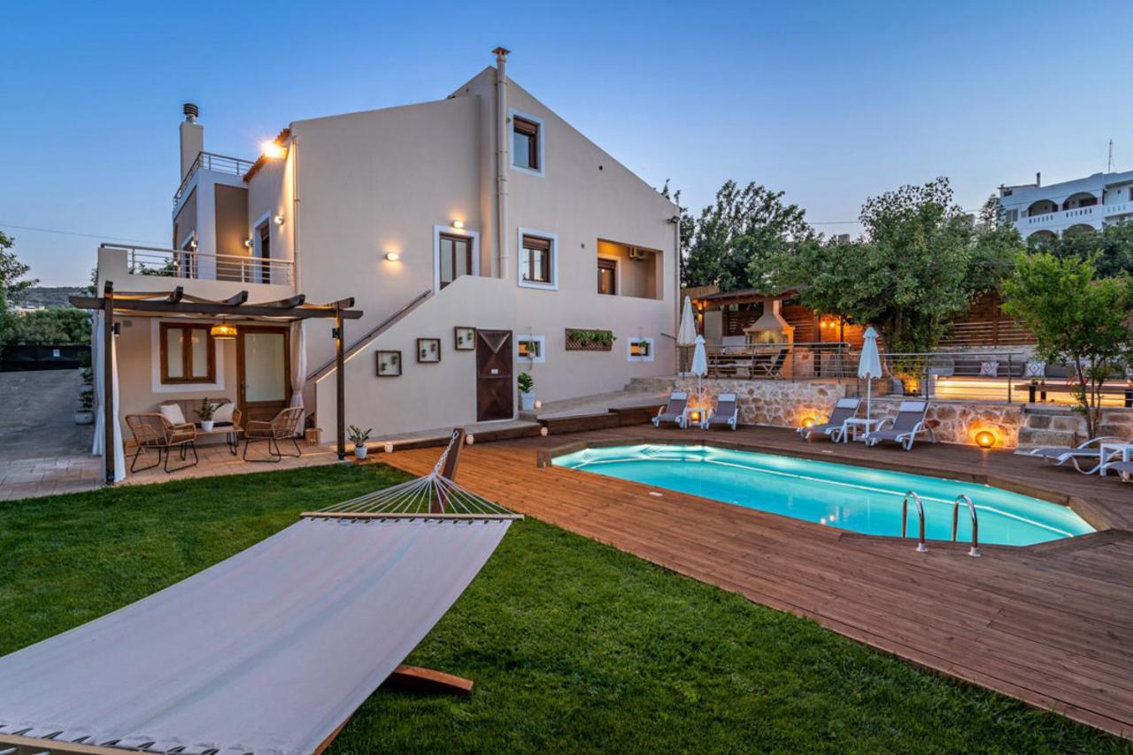 Villa Ellovos With Private Pool Rethymno  Exterior photo