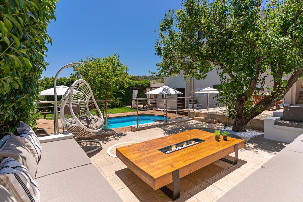 Villa Ellovos With Private Pool Rethymno  Exterior photo